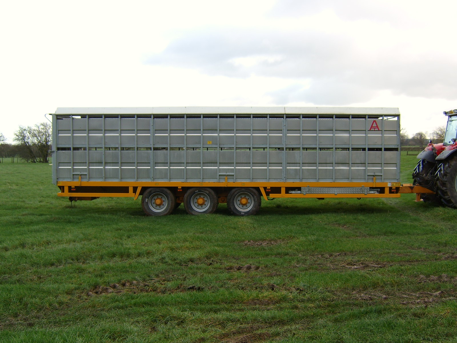 Tractor livestock trailer The Farming Forum