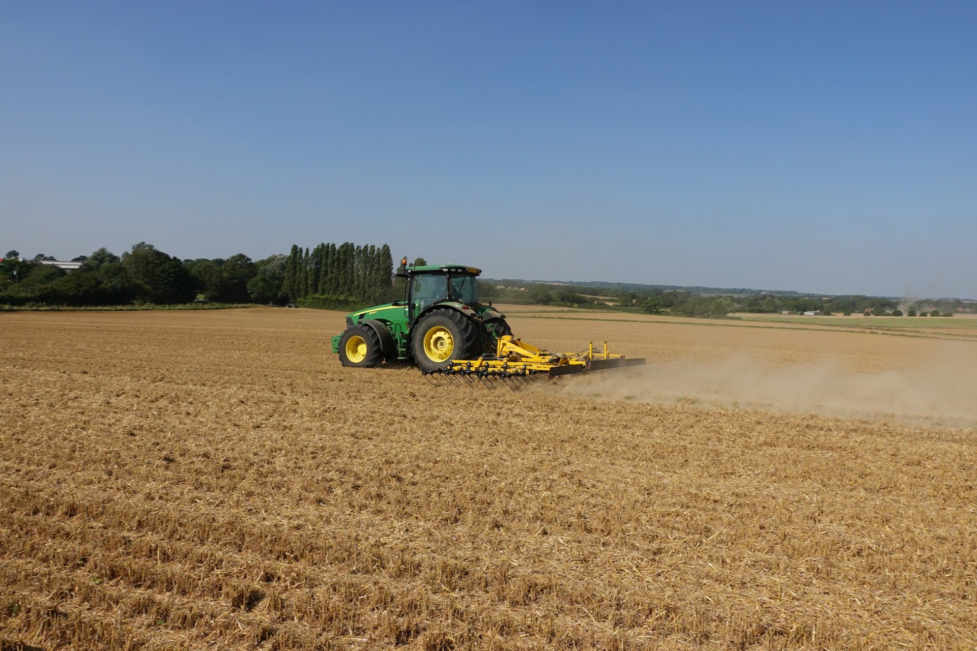 The new 9m mounted Claydon Straw Harrow.JPG