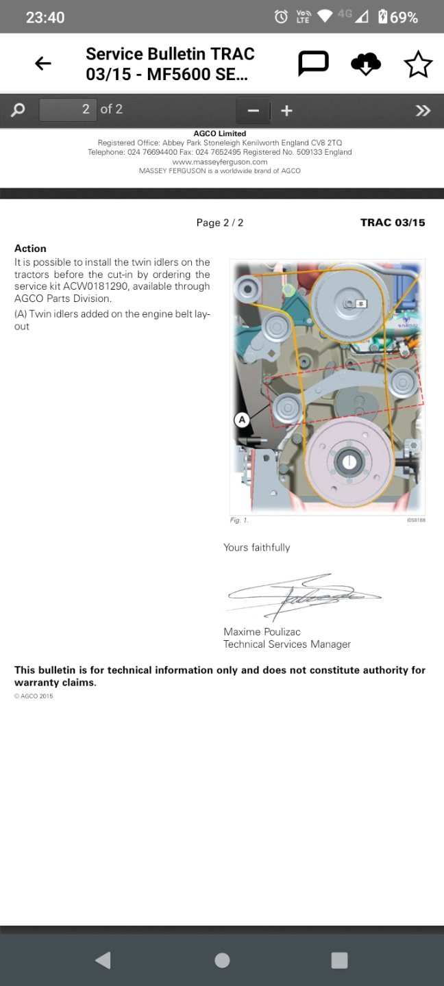 Massey 5610 Fan belt problems, anyone? The Farming Forum