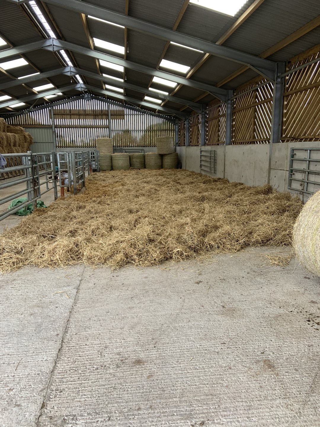 Storing hay on concrete floor The Farming Forum