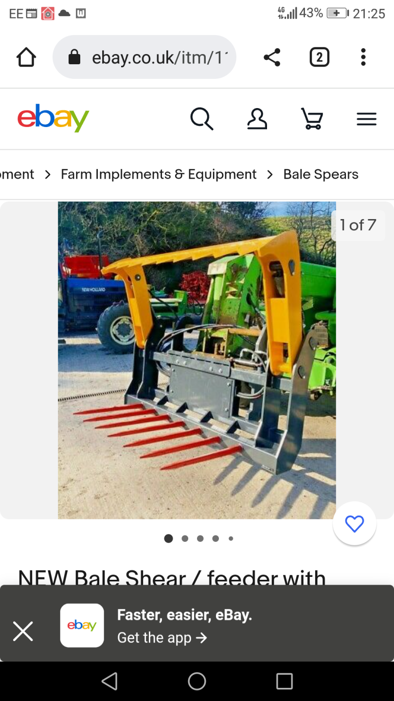 Bale shear The Farming Forum