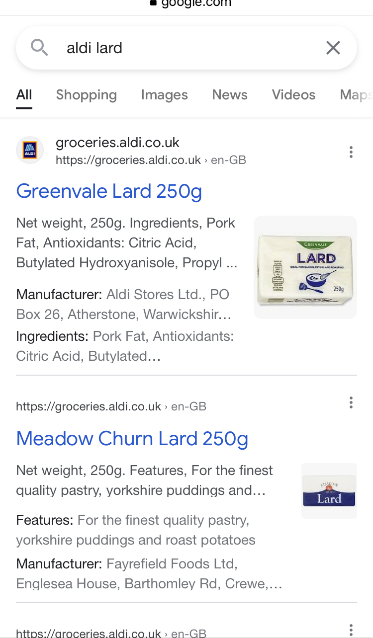 Food in Aldi The Farming Forum