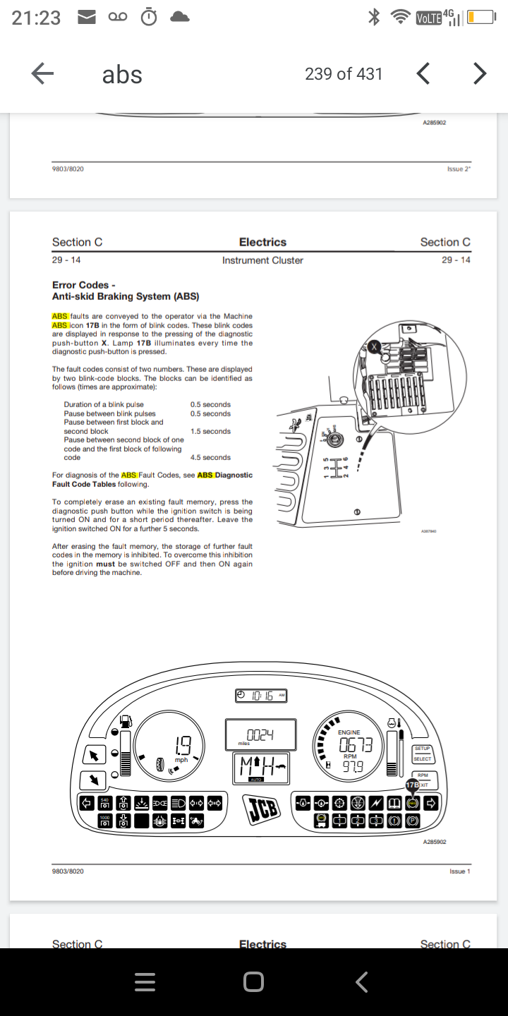 Fastrac ABS fault codes The Farming Forum