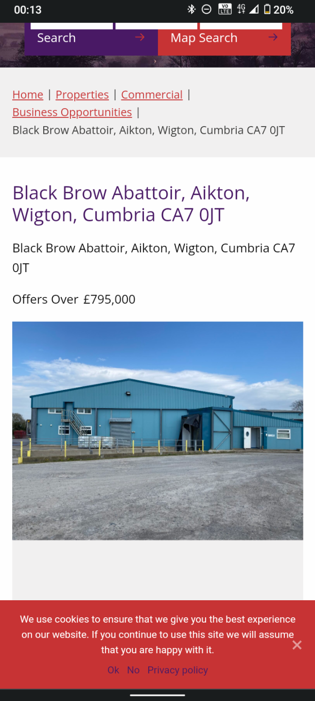 Blackbrow abattoir for sale The Farming Forum