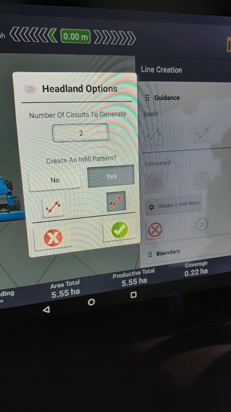 Setting tramlines with Trimble XCN1050 The Farming Forum