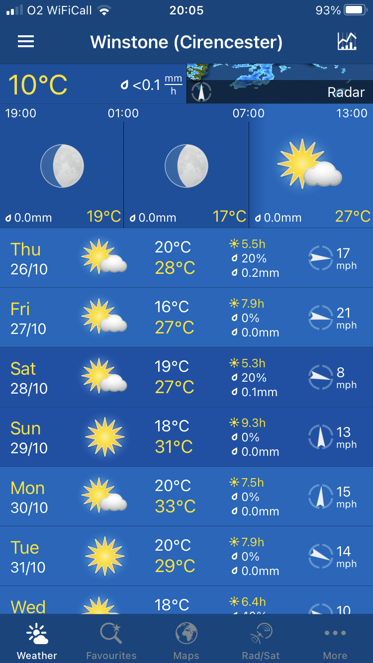 What wrong with weather pro app The Farming Forum