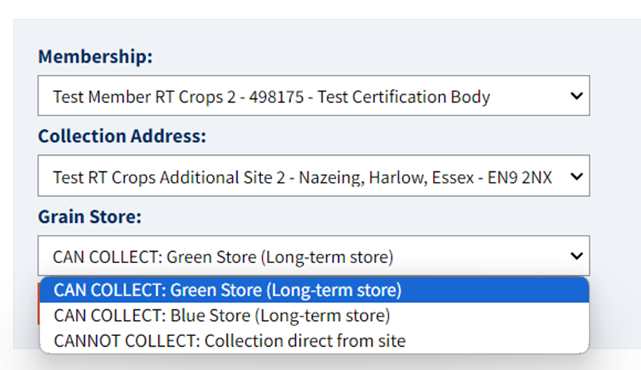 Red Tractor and Grain passports which grainstore? The Farming Forum