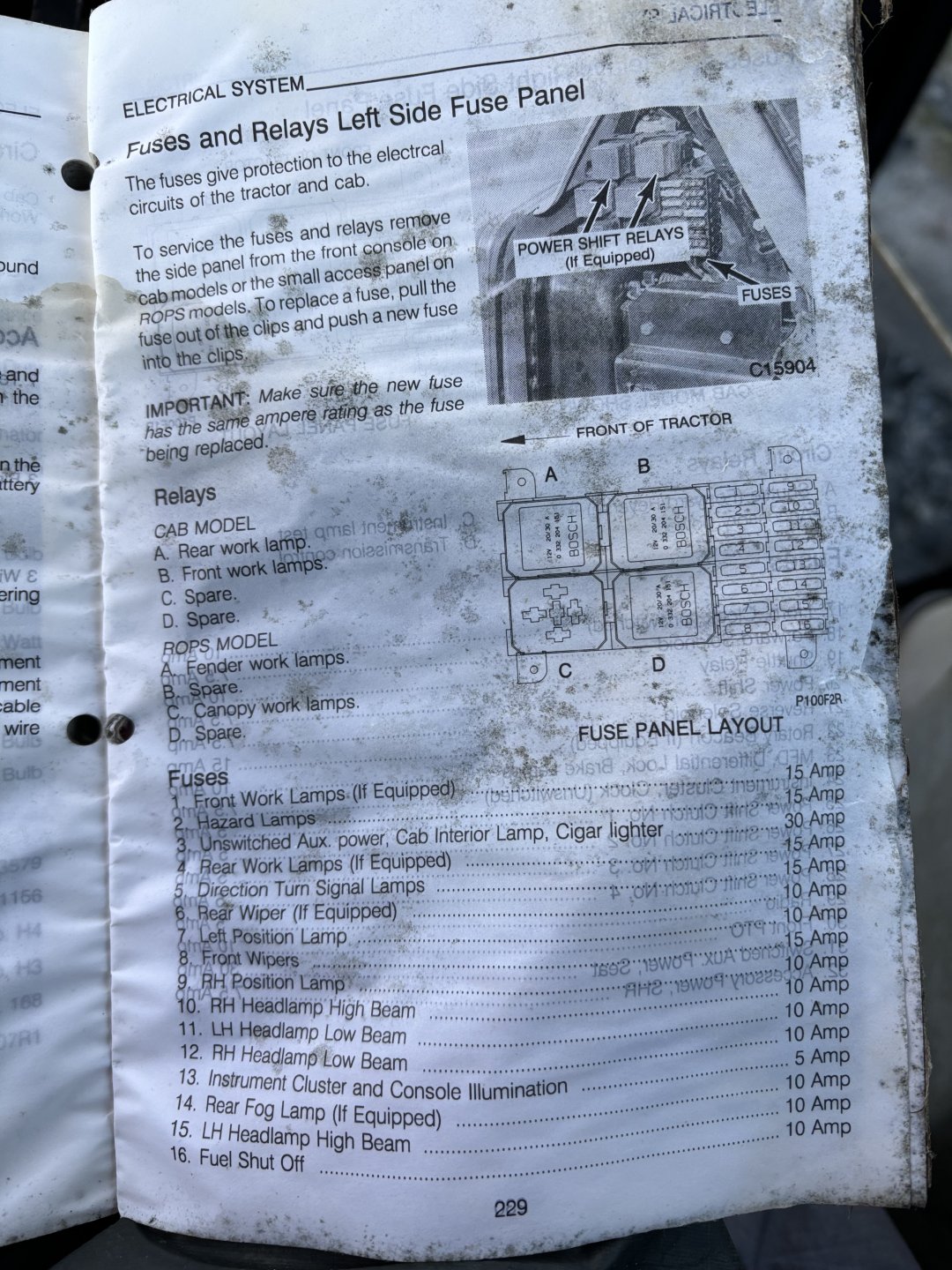 Case 5140 hitch command switch and indicator lamp problem? The Farming Forum