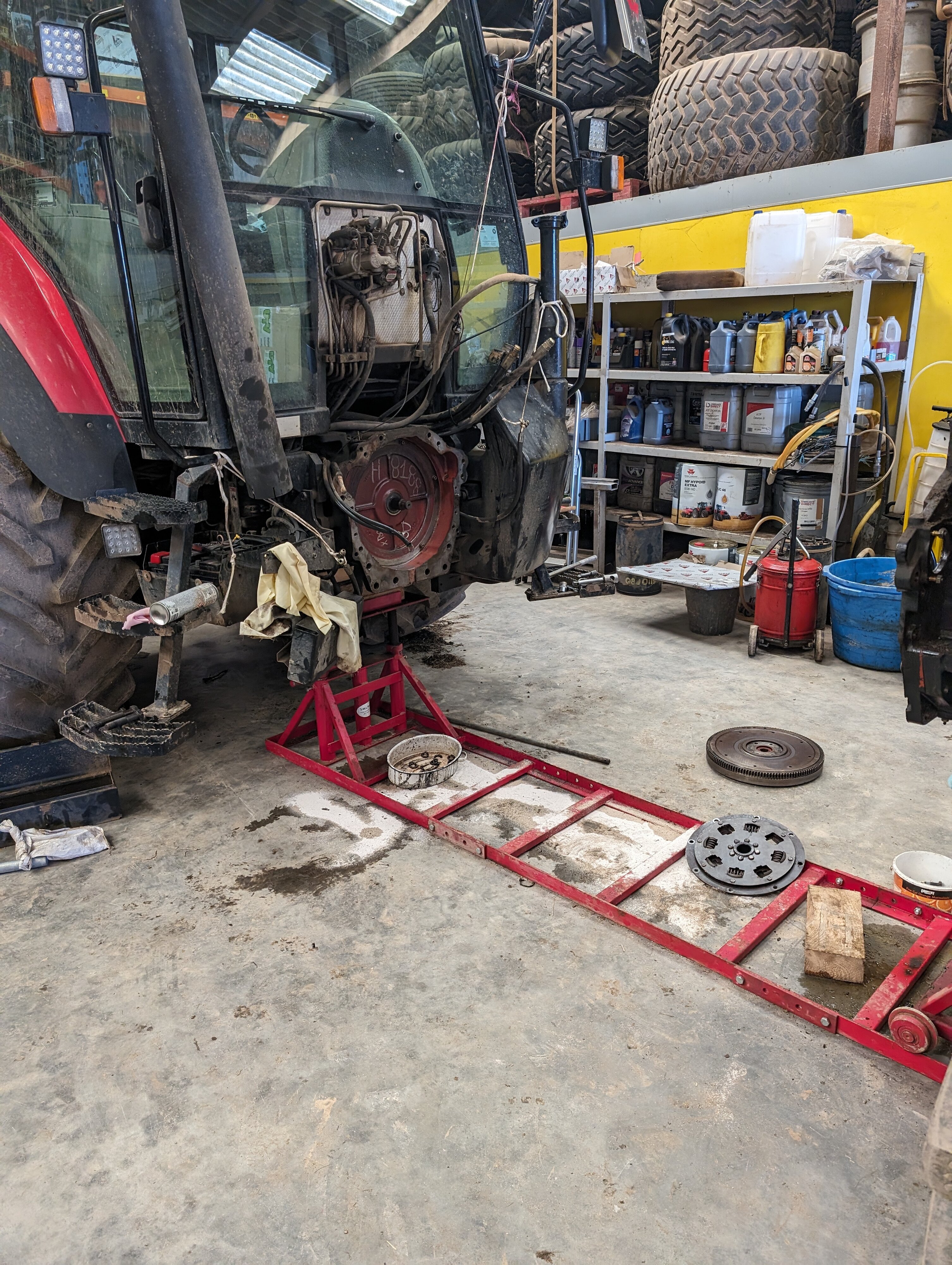 Tractor splitting rail | The Farming Forum
