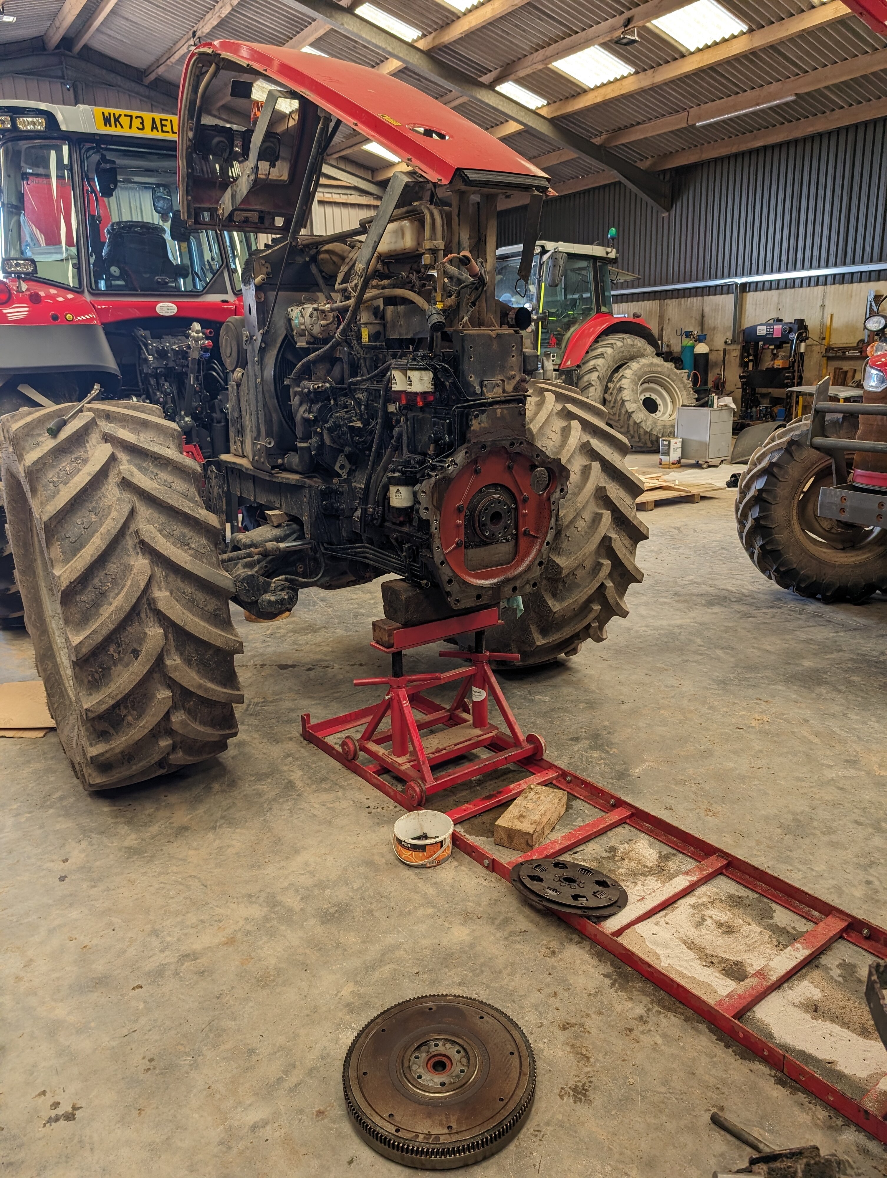 Tractor splitting rail | The Farming Forum