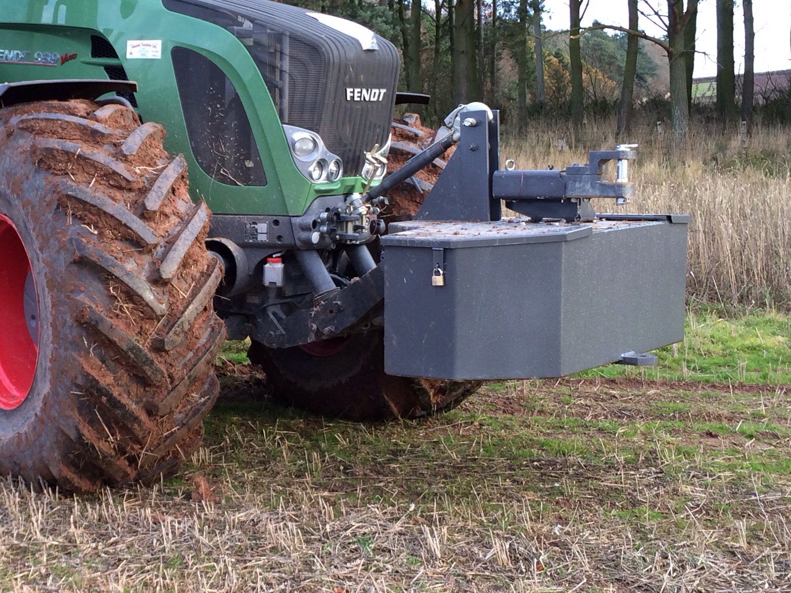 Tractor weight/storage box. The Farming Forum