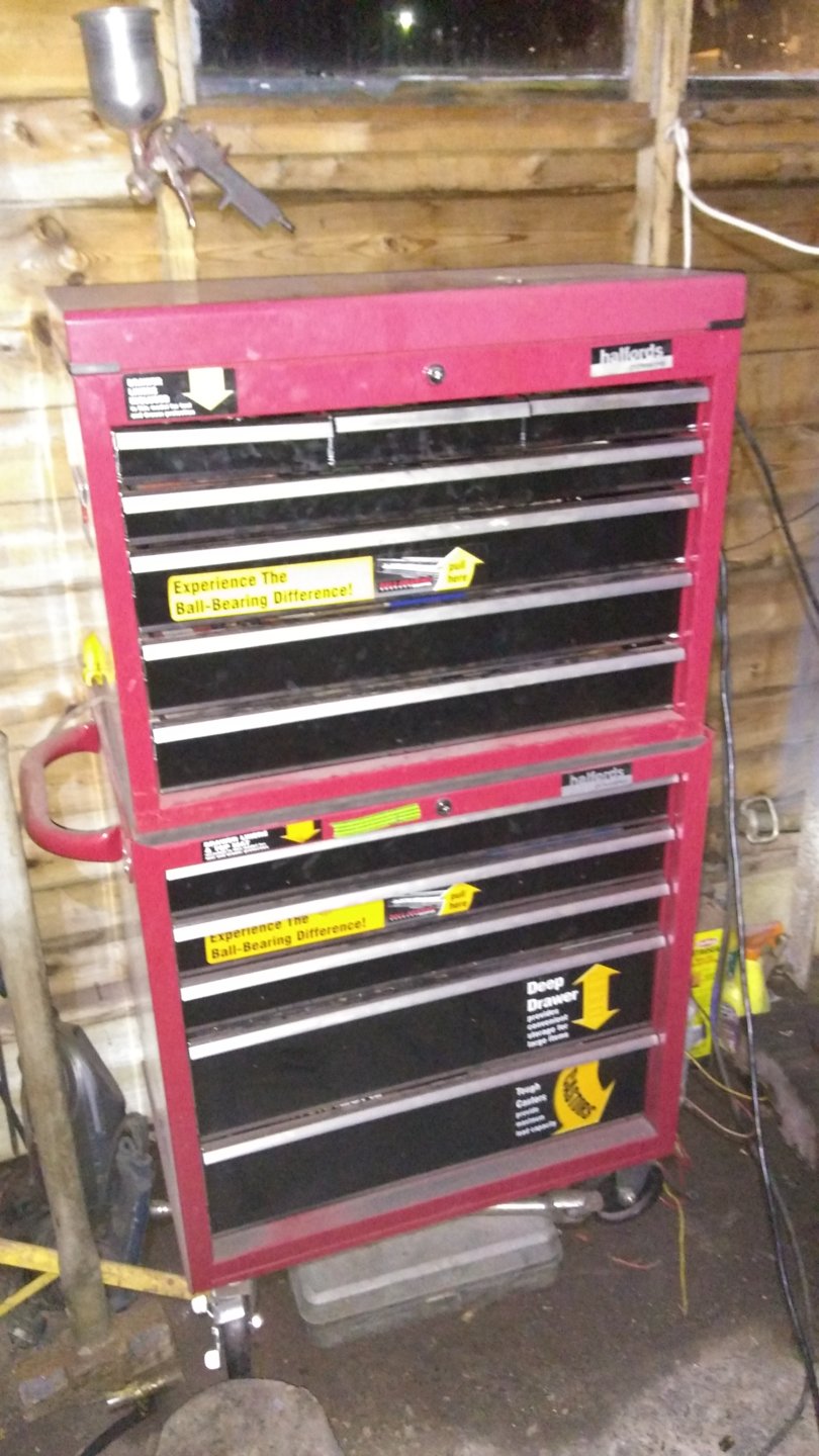 Halford's professional chest tool box The Farming Forum