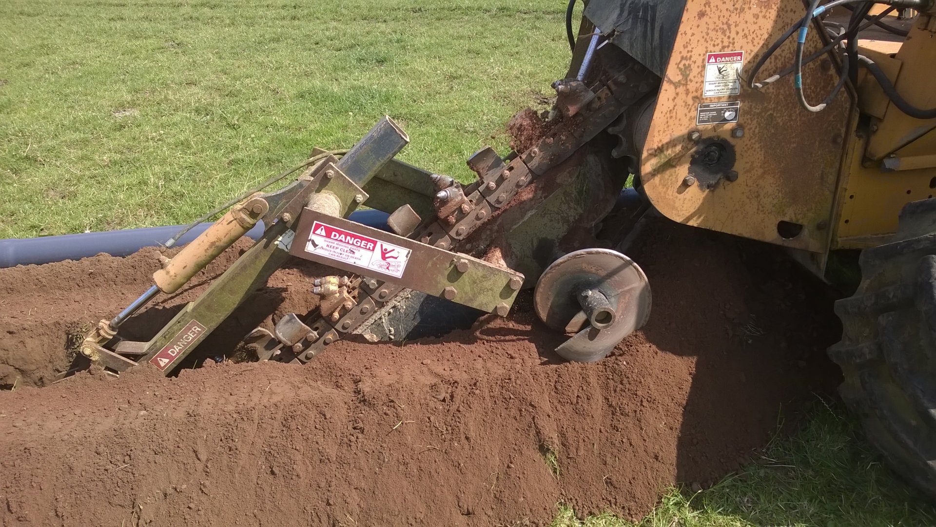 Pedestrian trencher The Farming Forum