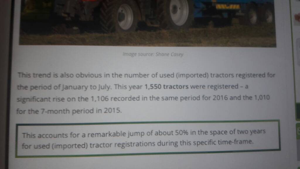 VAT on tractors from Ireland? The Farming Forum