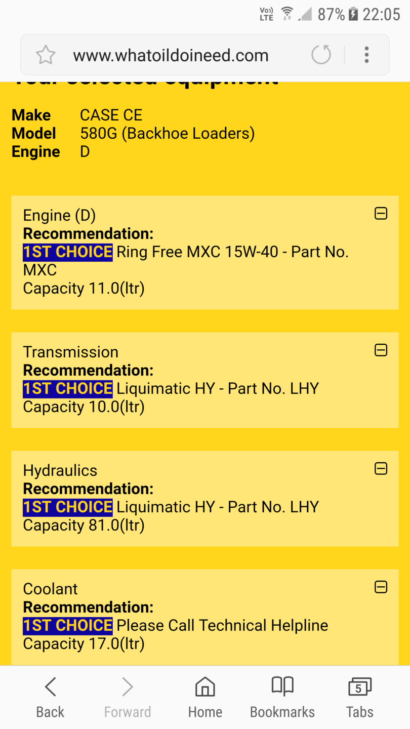 Equivalent to CASE TCH oil? The Farming Forum