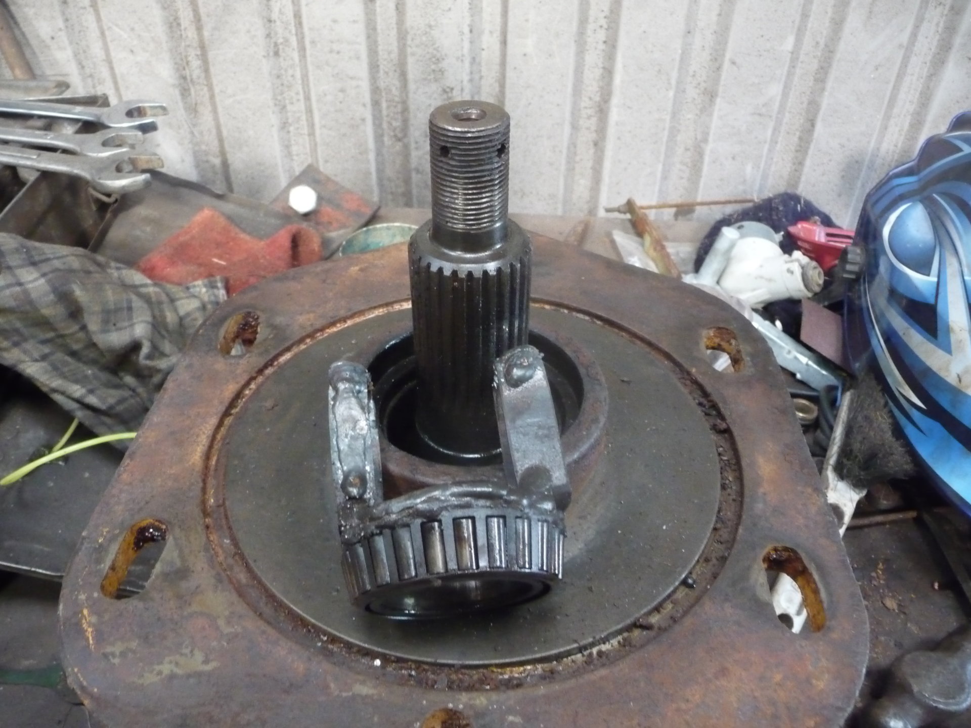 Bearing race removal. Welder? The Farming Forum