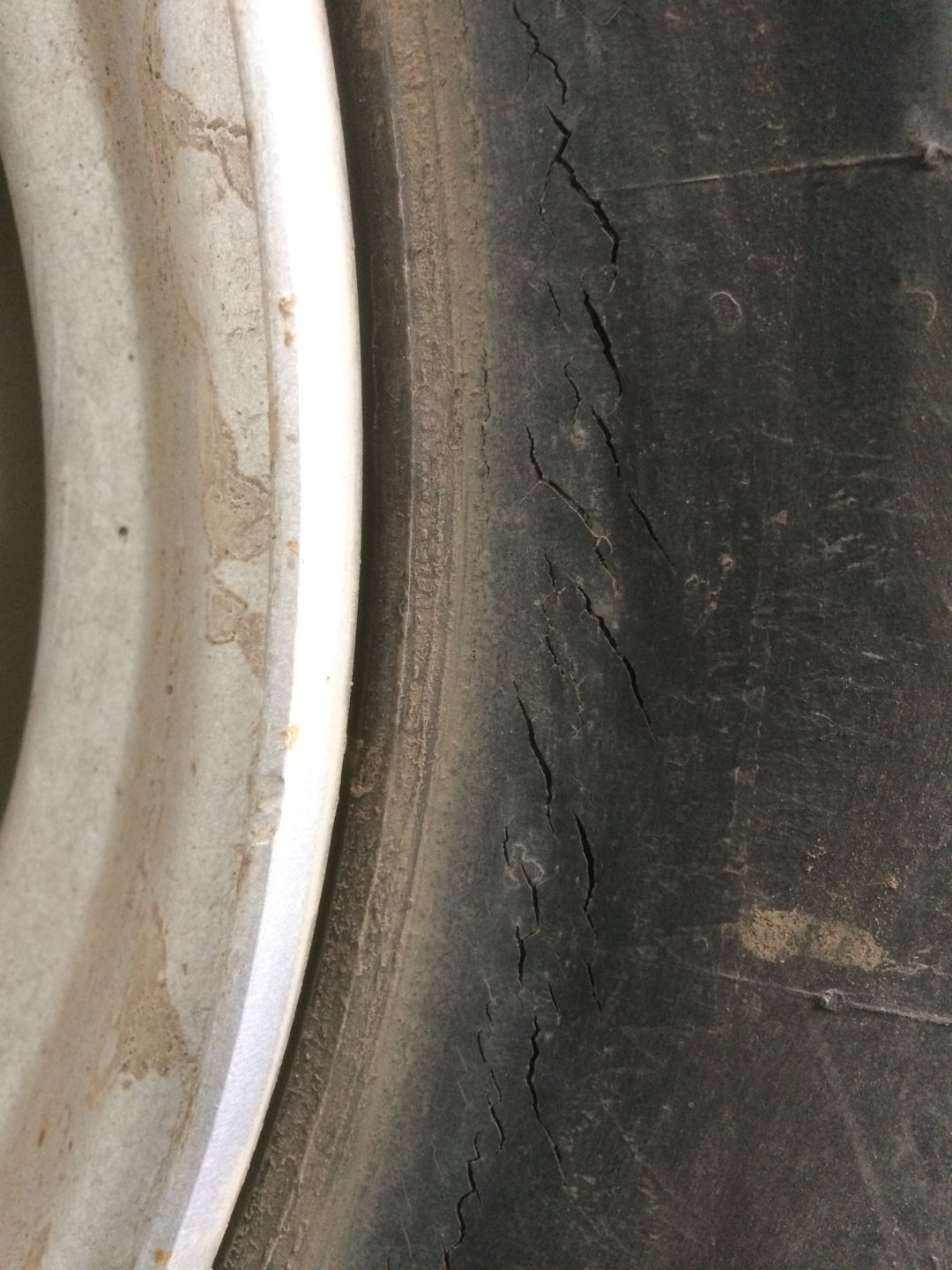 Trailer tyres cracking The Farming Forum