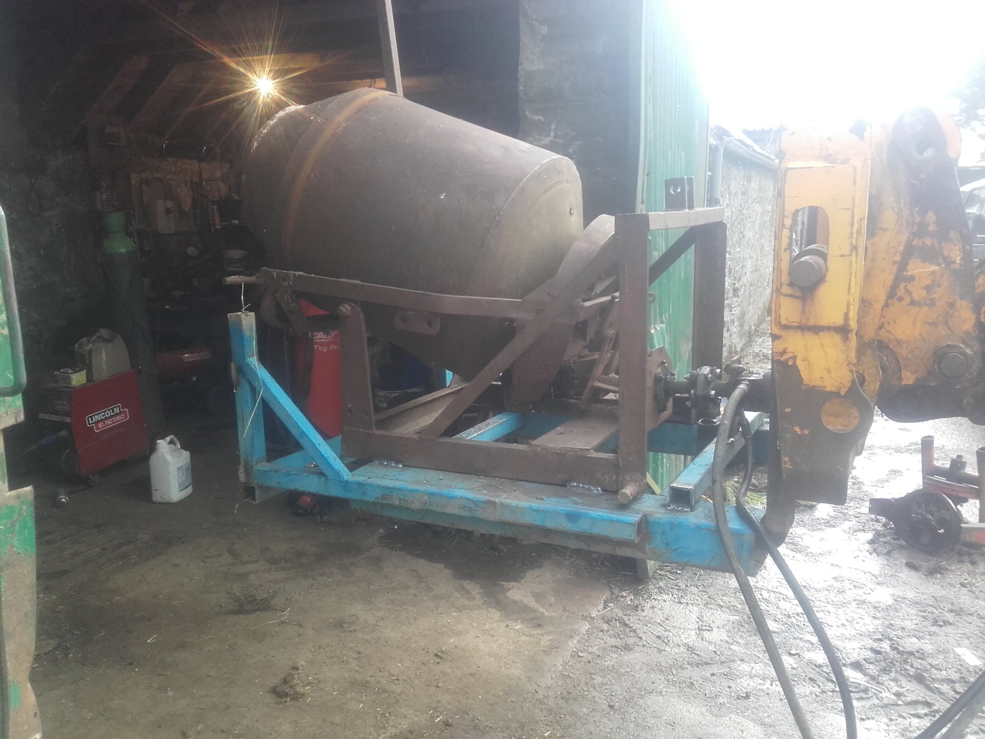 Cement mixer pto to hydraulic drive The Farming Forum