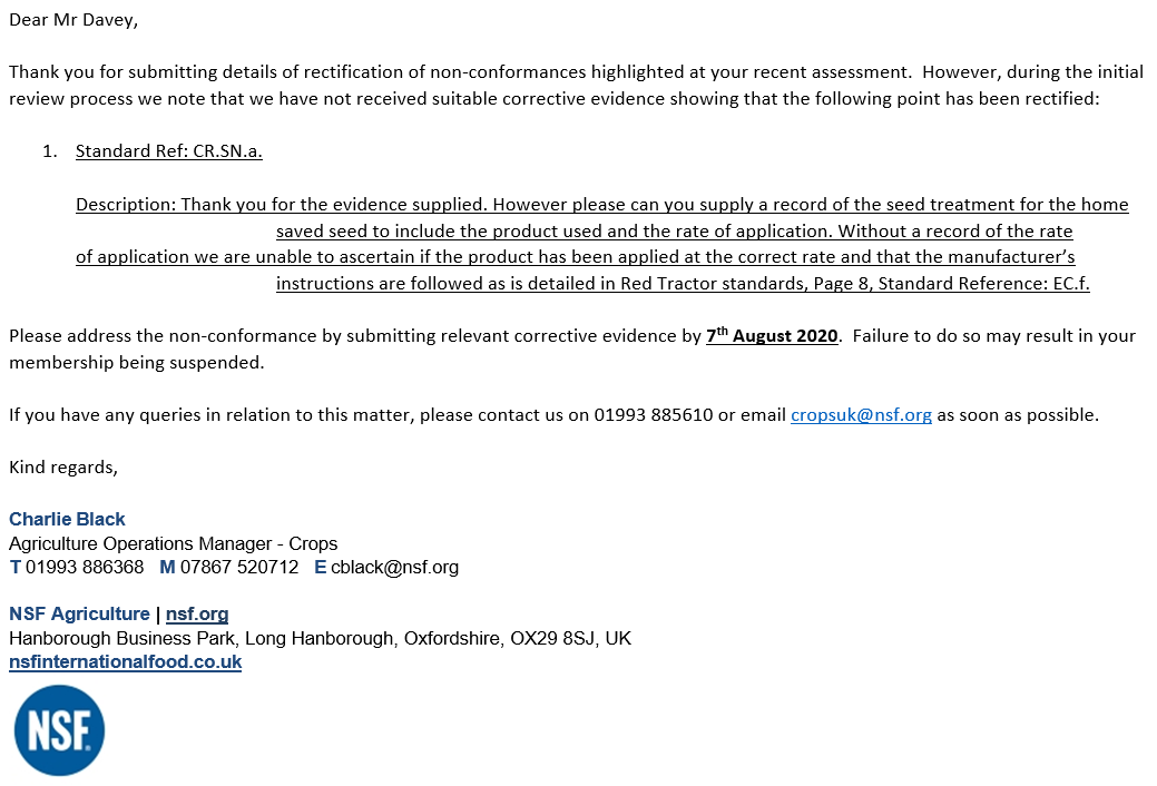 Red Tractor Grain Passport Stickers.... Page 4 The Farming Forum